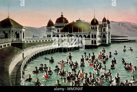 Saltair Pavilion. Salt Lake City. 1913 Foto Stock