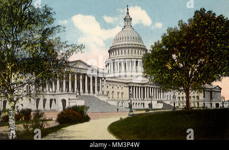 United States Capitol. Washington DC. 1920 Foto Stock