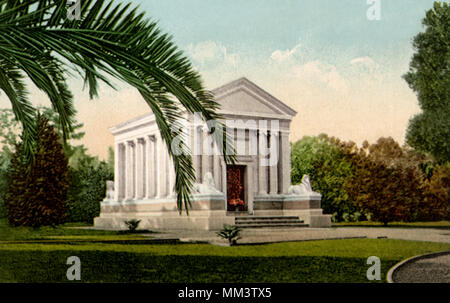 L'Università di Stanford mausoleo. Palo Alto. 1910 Foto Stock