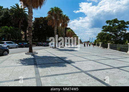 Lungomare Falcomatà, Reggio Calabria, Italia Foto Stock