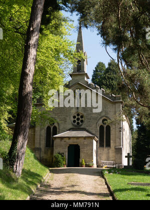 Chiesa della Santa Trinità, Slad, Gloucestershire, Regno Unito Foto Stock