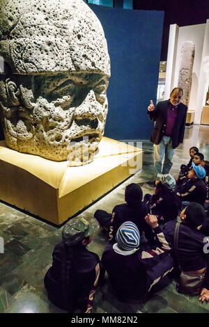 Città del Messico,Polanco,minoranza etnica latino-latina ispanica,immigrati immigrati,Messico,Museo Nacional de Antropologia Museo Nazionale di Antropologia, Foto Stock