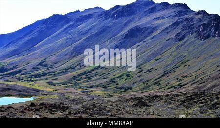 Montagne sopra Anchorage in Alaska, Foto Stock