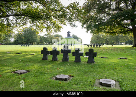 La Cambe cimitero di guerra tedesco, La Cambe, Normandia, Francia Foto Stock