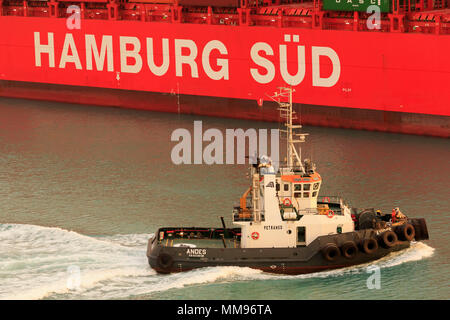 Rimorchiatore, Porto di Callao a Lima, Perù Foto Stock