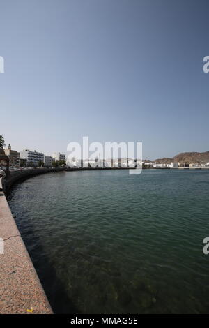 Porto Sultan Qaboos - Al Lawati Moschea - Muscat - Sultanato di Oman Foto Stock