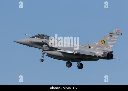 Leeuwarden, Paesi Bassi, 18 Aprile 2018: un francese Dassault Rafale durante il frisone bandiera esercizio Foto Stock