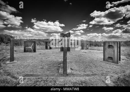 Acciaio Henge, Rotherham, Yorkshire Foto Stock