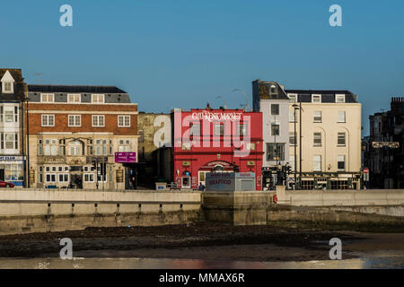 Margate su un soleggiato può sera. Foto Stock