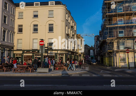 Margate su un soleggiato può sera. Foto Stock