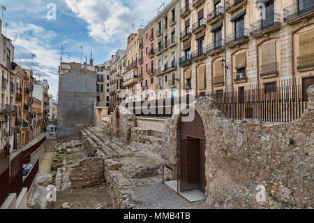 Circo romano rimane, Tarragona, Spagna Foto Stock