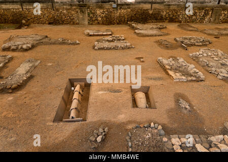 Romano e paleo-necropoli cristiana, TARRAGONA, Spagna Foto Stock