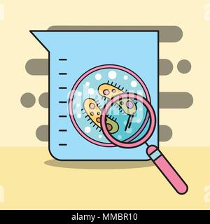 La scienza ricerca di laboratorio Illustrazione Vettoriale