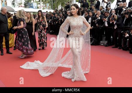 Araya Hargate assiste la premiere di 'Spiacente, Angelo' durante la settantunesima Cannes Film Festival presso il Palais des Festivals a Cannes, Francia, il 10 maggio 2018. | Verwendung weltweit Foto Stock