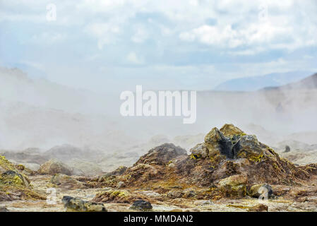 Islanda visualizzazione orizzontale Foto Stock