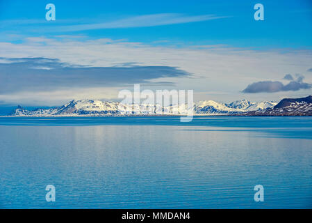 Fiordi Svalbarden Magdalenafjord Foto Stock