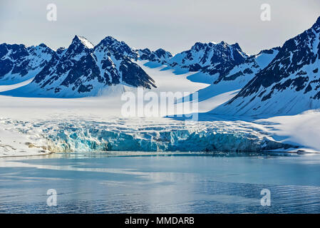 Fiordi Svalbarden Magdalenafjord Foto Stock