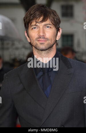 Il letteraria di Guernsey e la patata Peel Pie Society Premiere Mondiale al Curzon Mayfair, Londra dotata: Michiel Huisman dove: Londra, Regno Unito quando: 09 Apr 2018 Credit: WENN.com Foto Stock