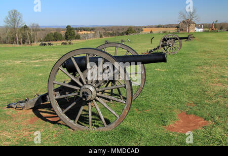 Sito di due importanti vittorie confederate durante la Guerra Civile Americana, casa di Henry Hill è ora parte di Manassas National Battlefield Park in Virginia Foto Stock