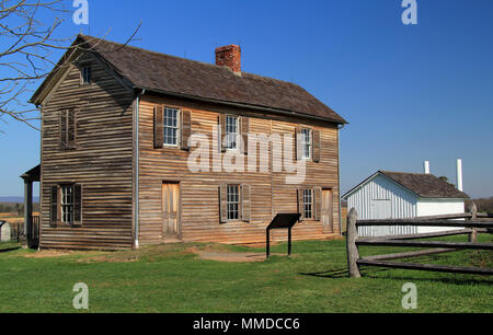 Sito di due importanti vittorie confederate durante la Guerra Civile Americana, casa di Henry Hill è ora parte di Manassas National Battlefield Park in Virginia Foto Stock