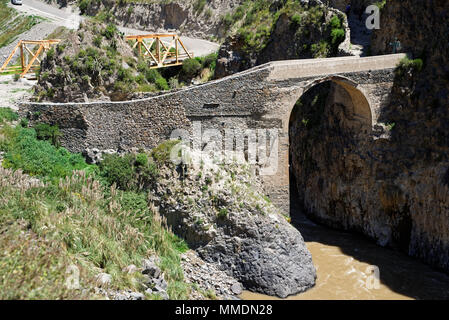 Il Canion del Colca nella regione di Arequipa Foto Stock