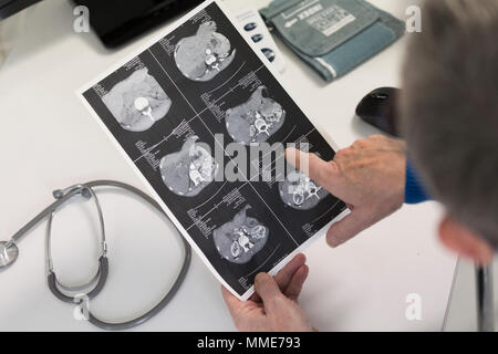 Consultazione di Urologia Foto Stock