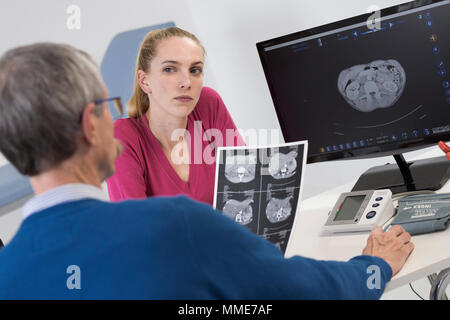 Consultazione di Urologia Foto Stock