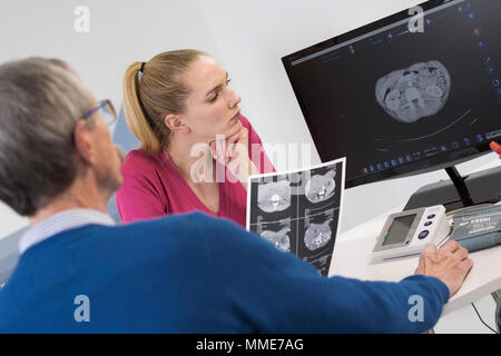 Consultazione di Urologia Foto Stock