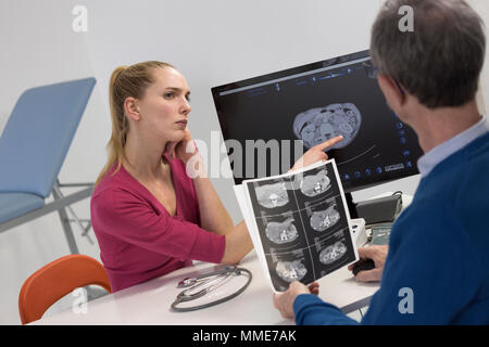 Consultazione di Urologia Foto Stock