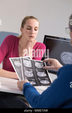 Consultazione di Urologia Foto Stock