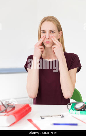 La consultazione, Donna del dolore Foto Stock