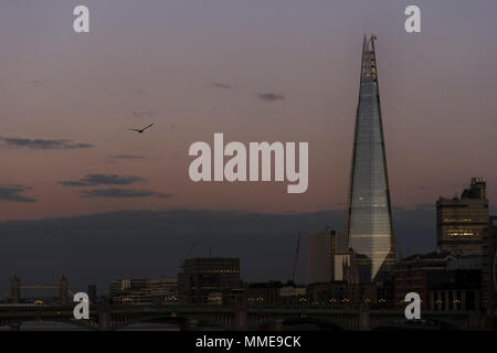 Vista sulla città di Londra Foto Stock