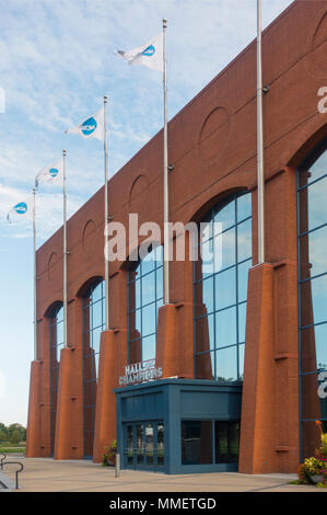 NCAA headquarters building in Indianapolis in Indiana Foto Stock