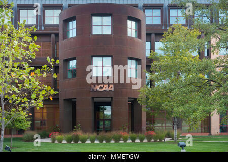 NCAA headquarters building in Indianapolis in Indiana Foto Stock