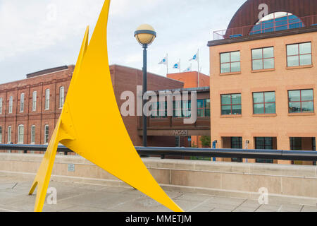 NCAA headquarters building in Indianapolis in Indiana Foto Stock