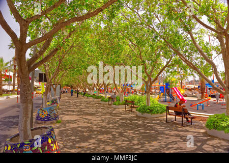 Passeggiata a Bodrum, Provincia di Mugla, Turchia. Foto Stock