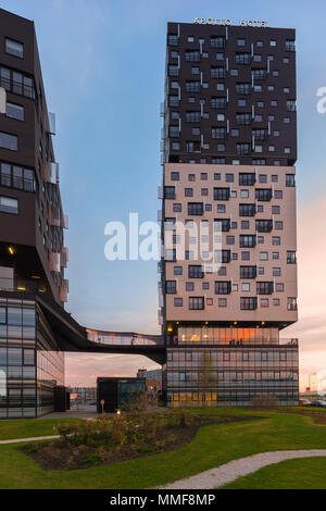 Il moderno hotel Apollo in La Liberte edificio di Groningen, Paesi Bassi Foto Stock