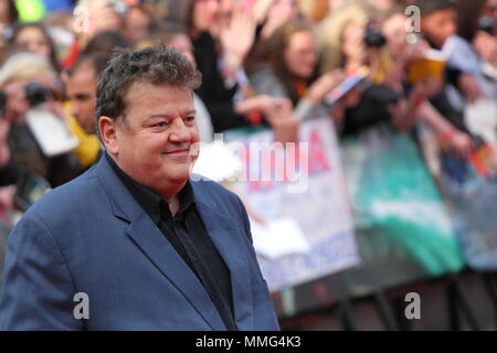 Regno Unito - Animazione - Robbie Coltrane presso la UK Premiere del film di Harry Potter ed il Deathly Hallows - parte 2, Trafalgar Square a Londra il 7 Luglio 2011 Foto Stock