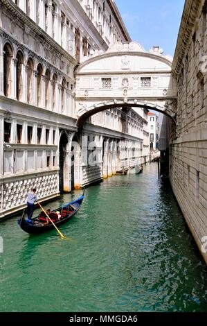 Ponte dei Sospiri Venezia Italia Foto Stock