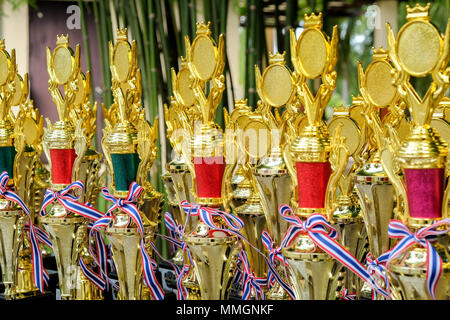 Gruppo del golden trofei Foto Stock