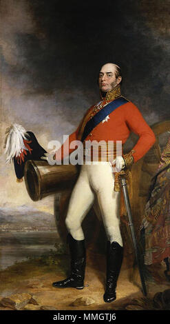 Ritratto di Prince Edward Augustus, Duca di Kent (1767-1820). 1818. Il Duca di Kent (1818)GeorgeDawe Foto Stock