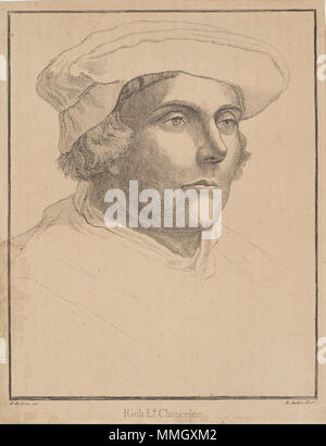 . Richard ricca, primo Baron ricco (1496/7-1567) . Data sconosciuta. Dopo Hans Holbein il Giovane 14 1stLordRich Foto Stock
