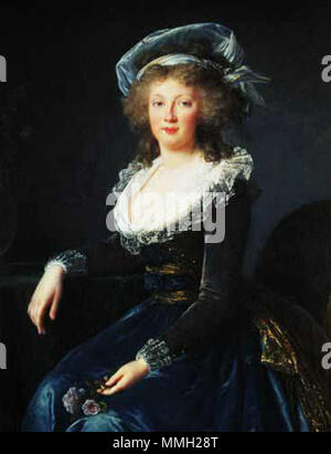 CS002791 . 1790. Maria Teresa di Borbone-Napoli Foto Stock