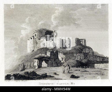 . Il castello di Dundrum, Co Down, Irlanda, 1791 . 1792. Grose, Capitano Francesco Dundrum Castle, Co Down, 1791 Foto Stock