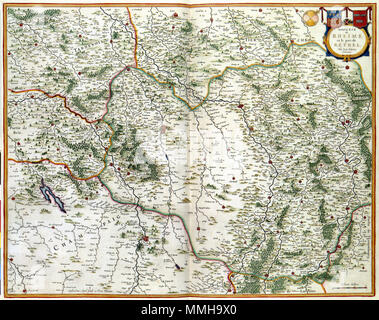 Atlas Van der Hagen-KW1049B12 029-DIOECESE de Reims et le païs de RETHEL Foto Stock