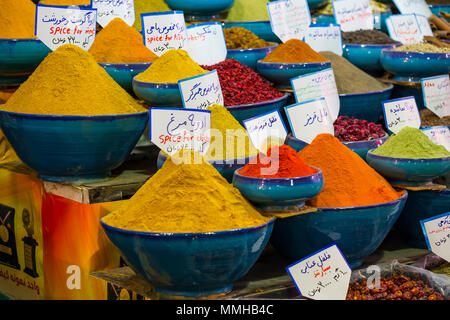 Bazar di Shiraz, Iran Foto Stock