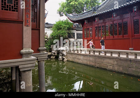 Cina.Shanghai: il Giardino Yu Yuan Foto Stock