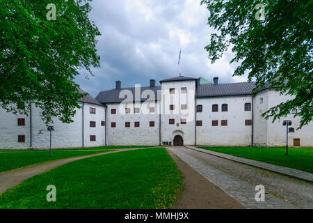 TURKU, Finlandia - 23 giugno 2017: vista del medievale castello di Turku, Turku, in Finlandia Foto Stock