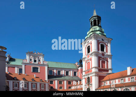 Poznan, Polonia, 30 Aprile 2018: Basilica Minore di San Stanislao Foto Stock