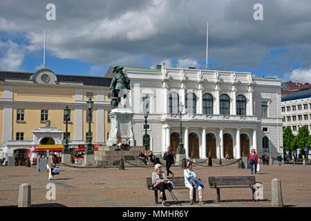 Gustaf Adolf Square, Göteborg, Svezia Foto Stock